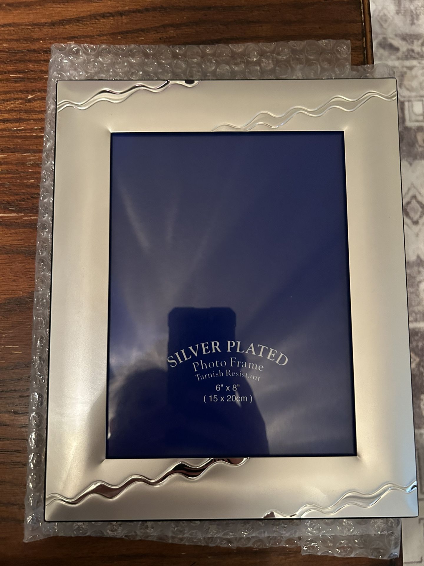 Rare Vintage Silver Plated 6X8 Photo Frame