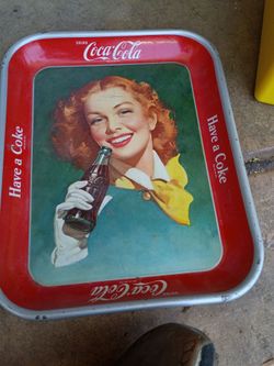 Coca-Cola tray
