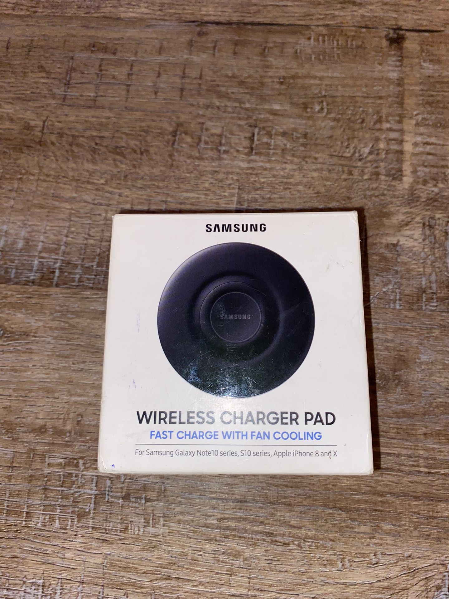 OEM Samsung Wireless Fast Charger Pad With Cooling Fan - Works On iPhone Also 