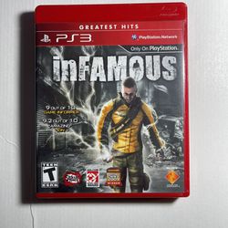 Infamous PlayStation 3 Video Game 