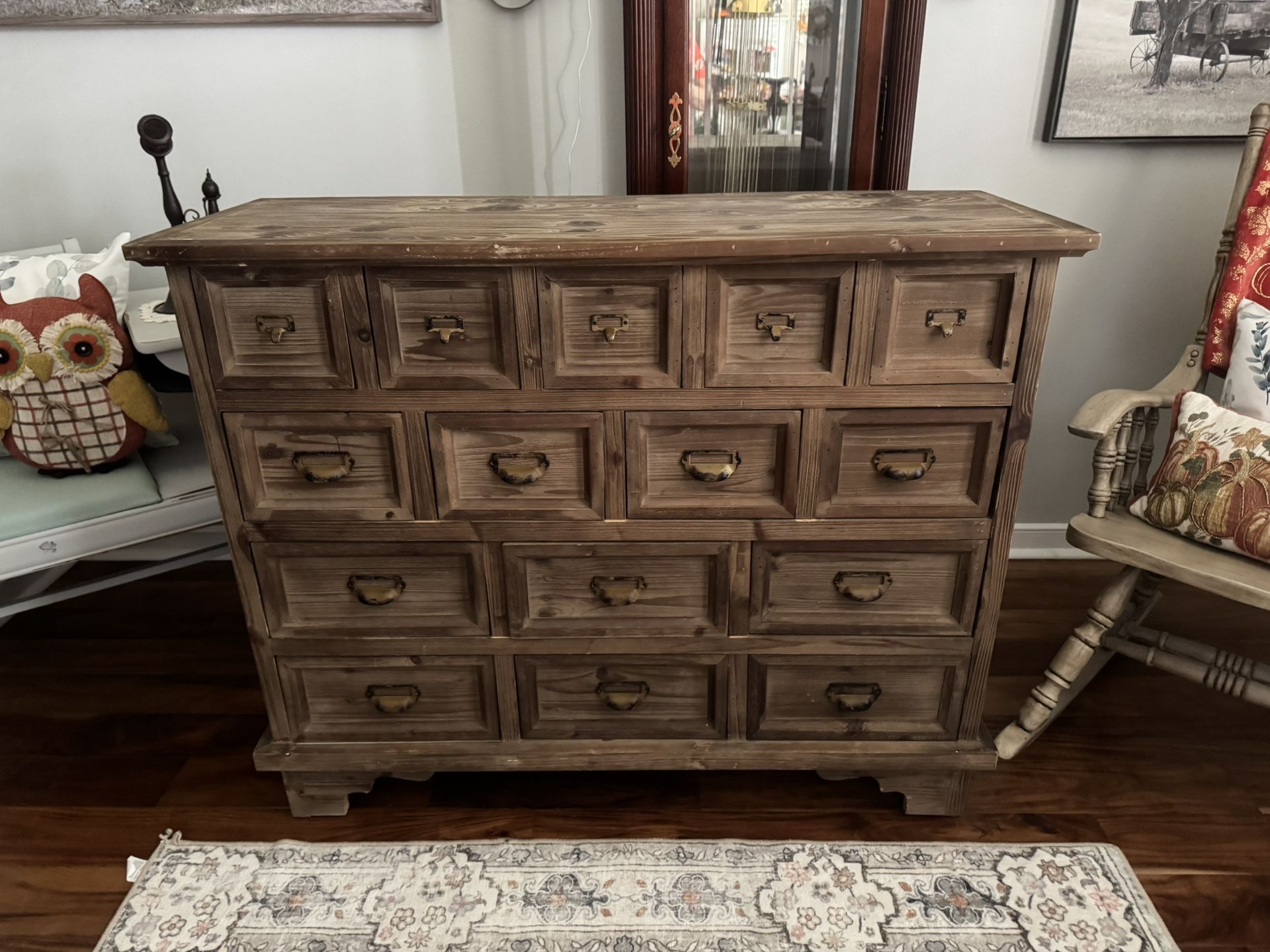 2021 Hobby Lobby 15 drawer weathered Apothecary