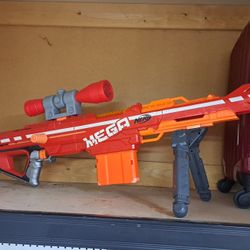 MEGA Nerf Sniper Gun Fully Loaded
