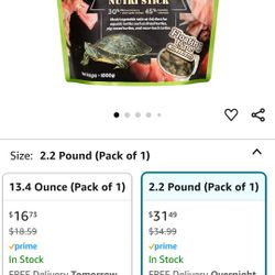 Turtle Food 2 Pound Bag
