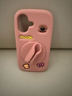 Iphone 17 Silicone Phone Case with Lip Holder