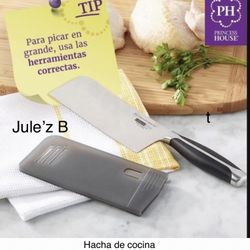 Princess House Hacha De Acero Inoxidable Nueva En Su Caja 