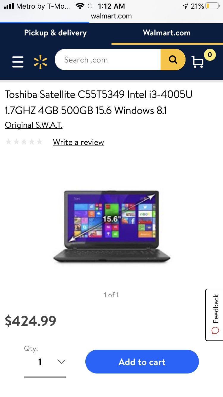 toshiba laptop