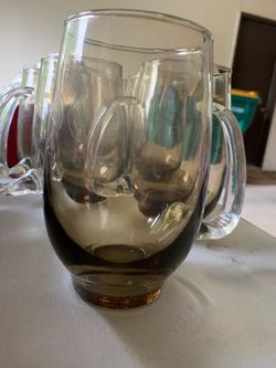 Glass mugs