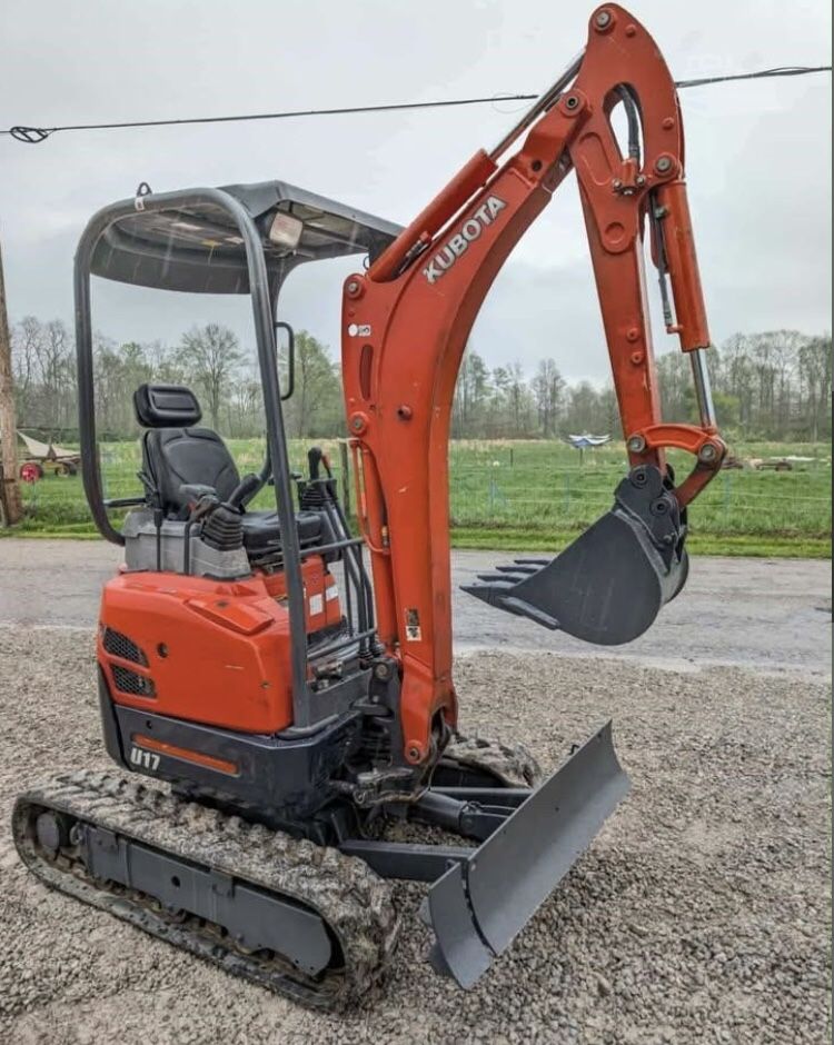 Kubota U17 mini excavator