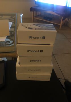 5 iphone boxes only