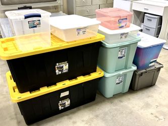 Storage Tote Lot - 10 Totes 