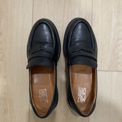 Genuine Leather Chunky Loafers