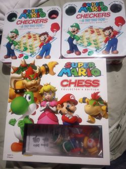 mario chess and checkers games