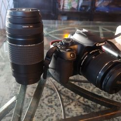 Canon EOS Rebel T6 With 75-300mm Lens