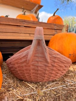 Terracotta Basket Pot Planter