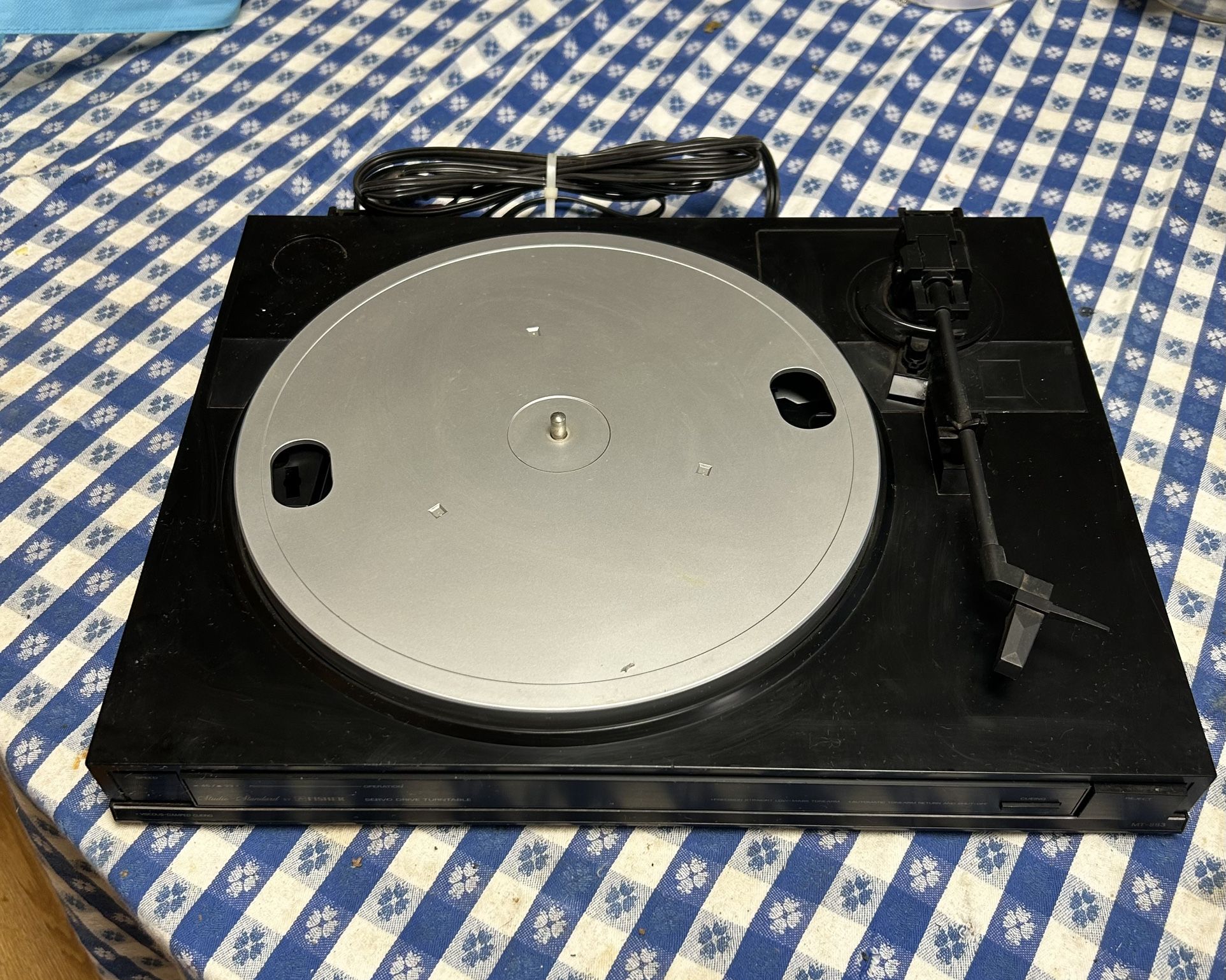 Fisher turntable