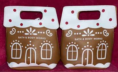 Bath & Body Works 2025 Christmas Gingerbread House Gift Bag Set of 2 NEW!