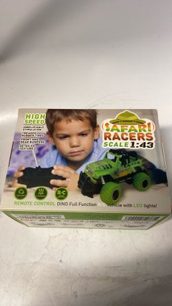 New in the box Safari Racers remote controls car for age 3 and up