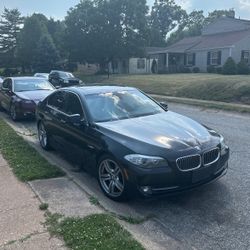 Black 2011 BMW 535I with Tinted Windows 