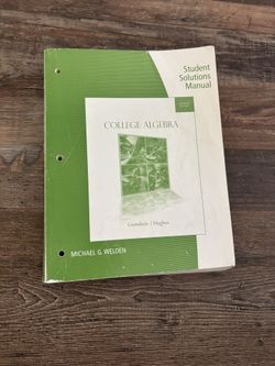 College Algebra Solutions Manual
