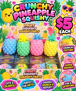 Crunchy pineapple squishy