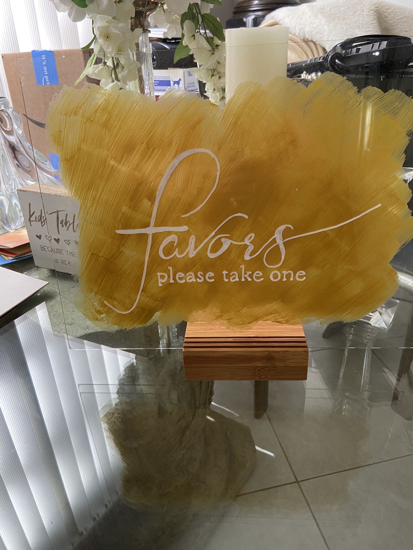 Wedding Favor’s Sign