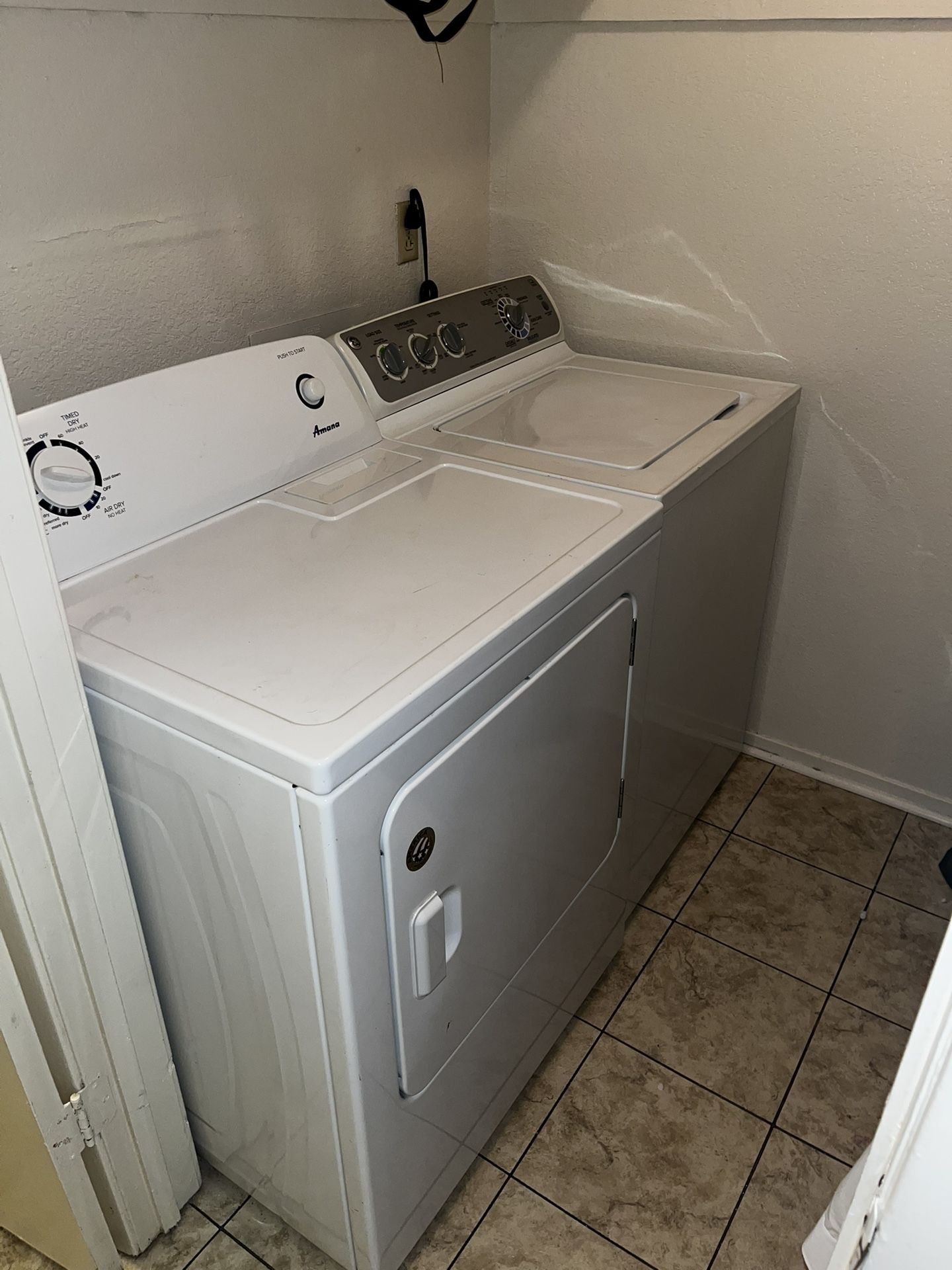 washer and dryer