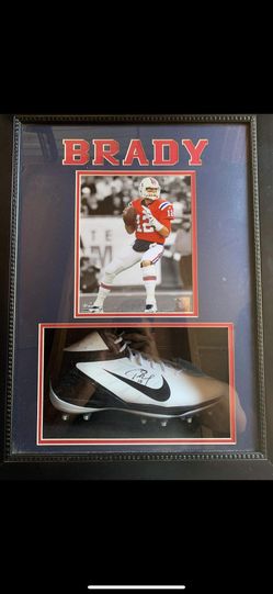 Tom Brady Cleat Signed 