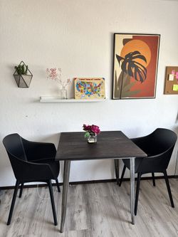 Real Wood Dining Table And Chairs Set
