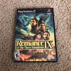 PS2 Romance of the Three Kingdoms IX - PS2 -Sony PlayStation 2 - CIB 