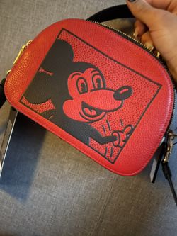 Coach Mickey mouse X keith Haring Crossbody bag