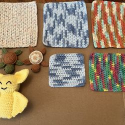 Crochet Animals And Dish Towels