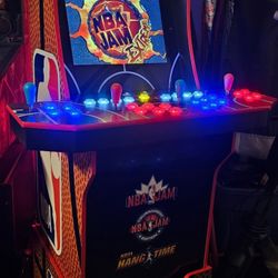 Retro NBA Jam Arcade1up Cabinet With Over 15,000 Video Games 