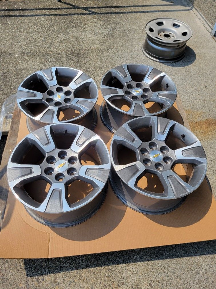 17" Chevy Colorado OEM Factory Wheels
