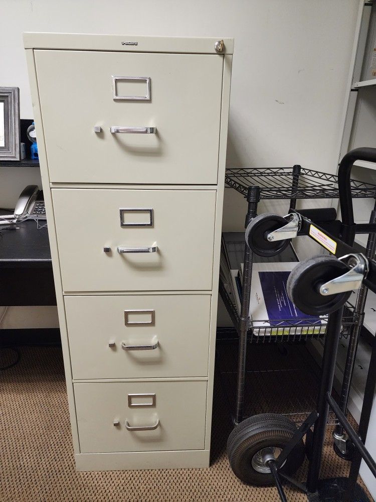 Metal FILE cabinets HON BRAND