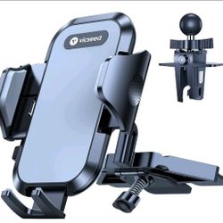 Military-Grade Sturdy Car Phone Holder Mount, Upgraded anti Shake Metal CD Slot 