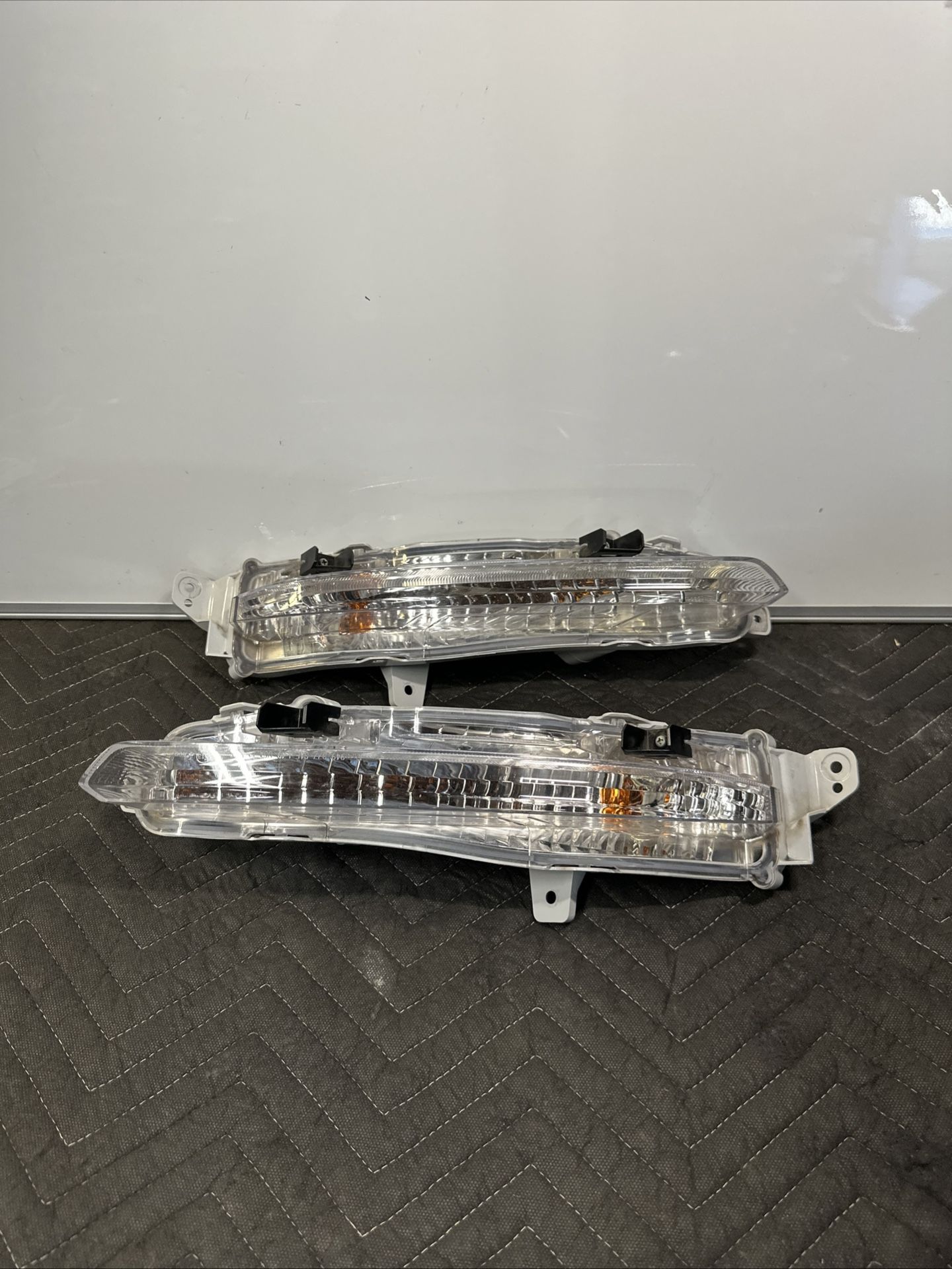 🌟LH+RH Front Turn Signal Light Bumper For 2019-2022 Honda Pilot Clear Lens OEM