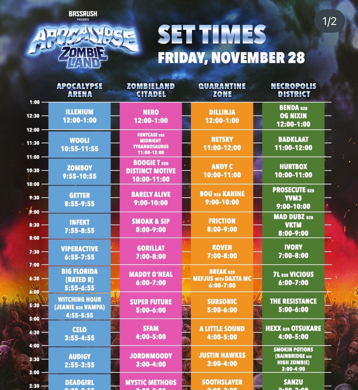 Friday Apocalypse GA Ticket