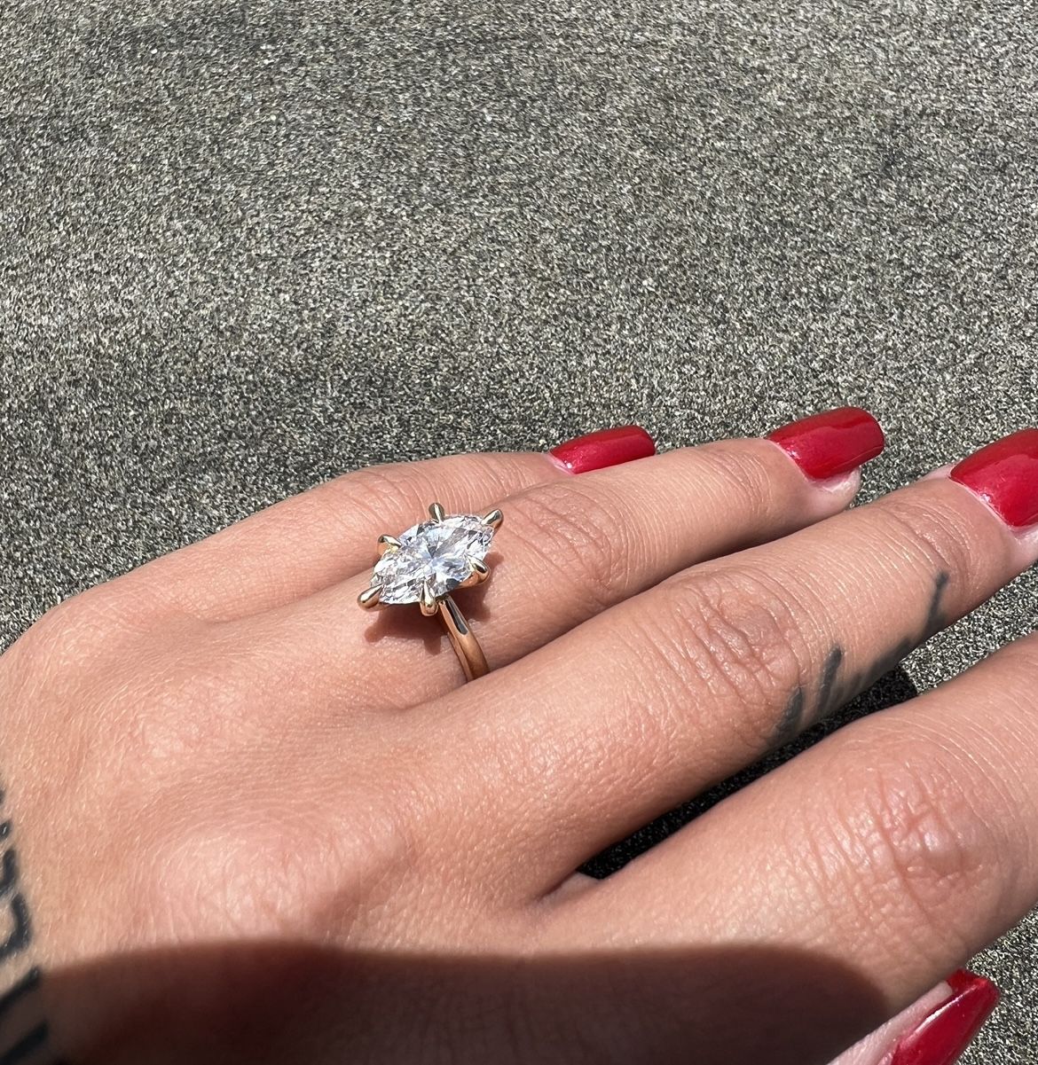 LG Diamond Engagement Ring