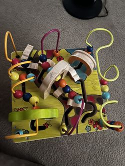 Wooden Activity Cube