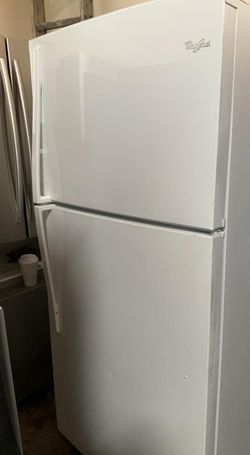 Whirlpool Top Mount White Refrigerator
