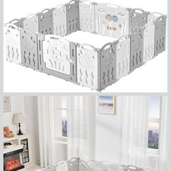 Baby Playpen Foldable Indoor Outdoor Fence 