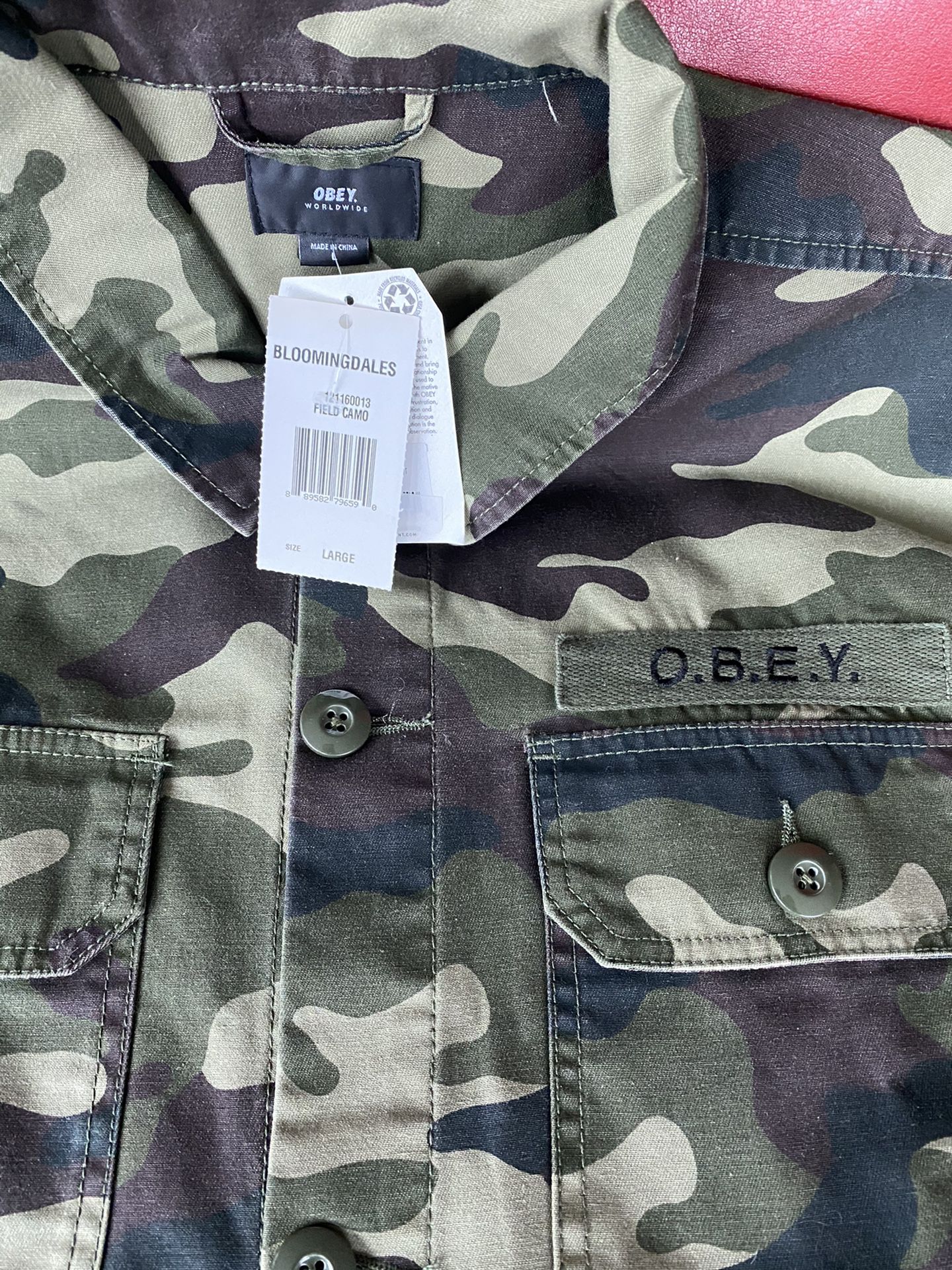 Brand New Army station Shirt Jacket L