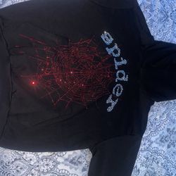 *Brand New* Og Rhinestone Spider Hoodie 