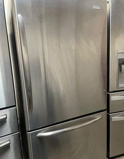 Kenmore Bottom Freezer Stainless Refrigerator Fridge
