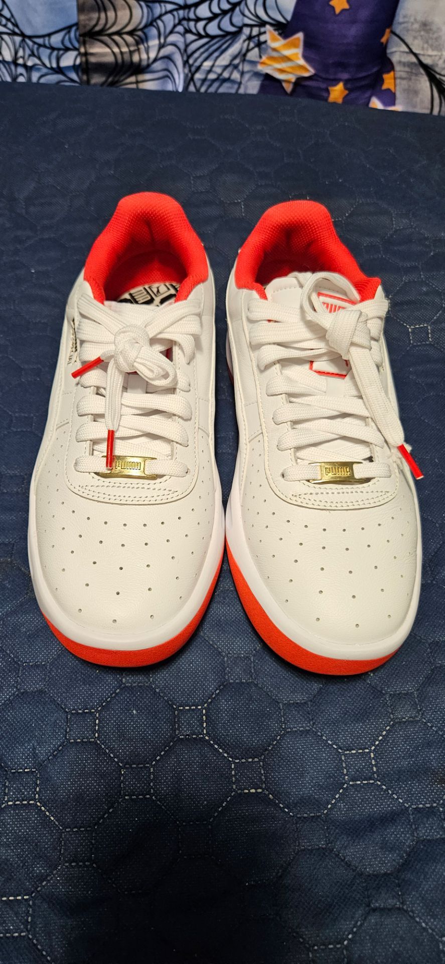 Puma White & Red Sneakers - Men's Size 10.5
