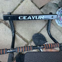 A Pull Over Door To Exercise Right In Your Home.  It’s A Goo Sport Item (NO SHIPPING)