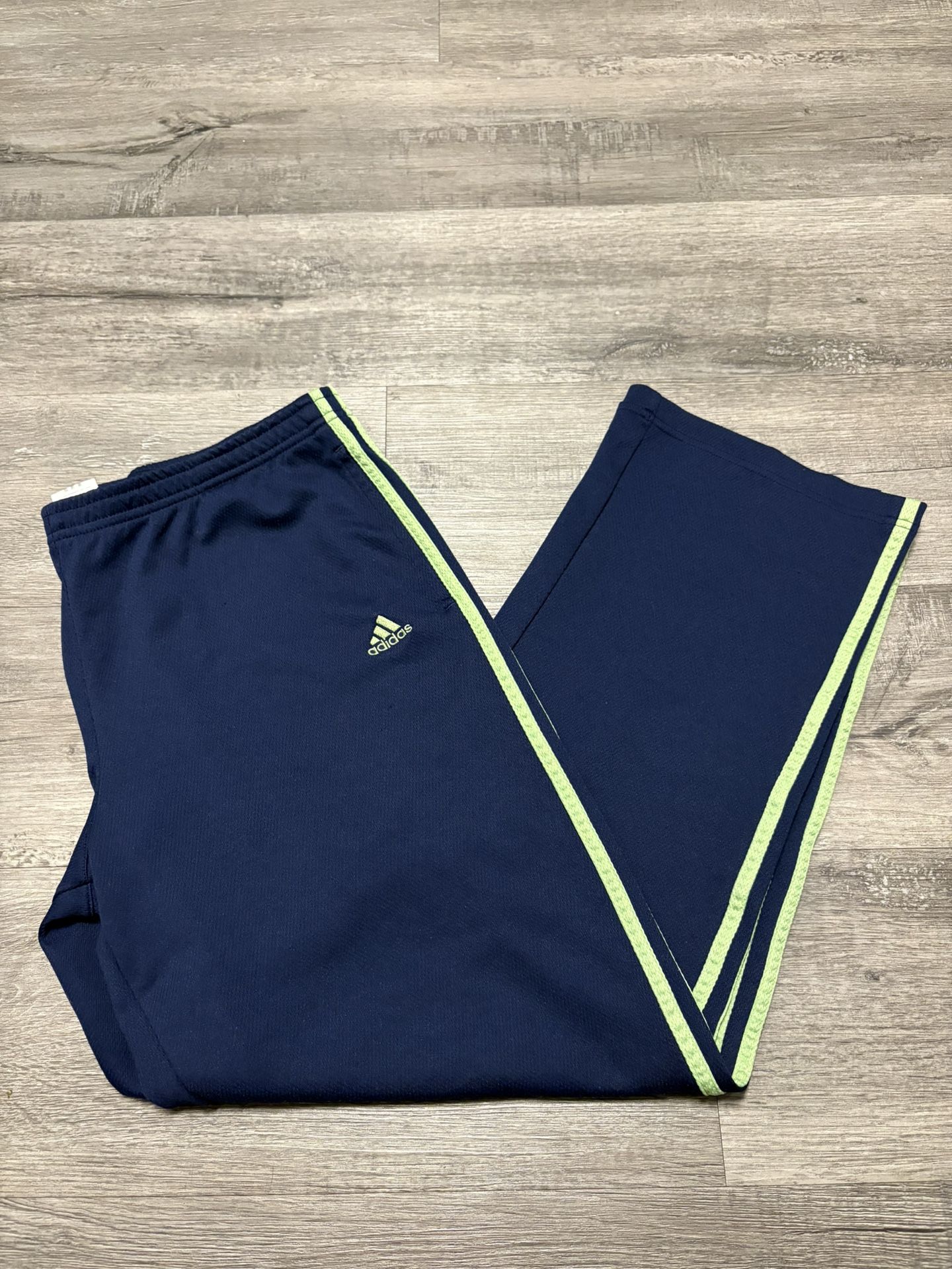Adidas Sweatpants Mens Medium Blue Y2K Skater Baggy #1873
