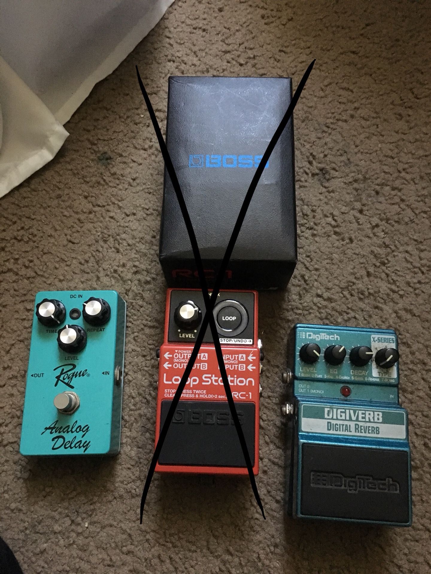 Reverb and delay pedal