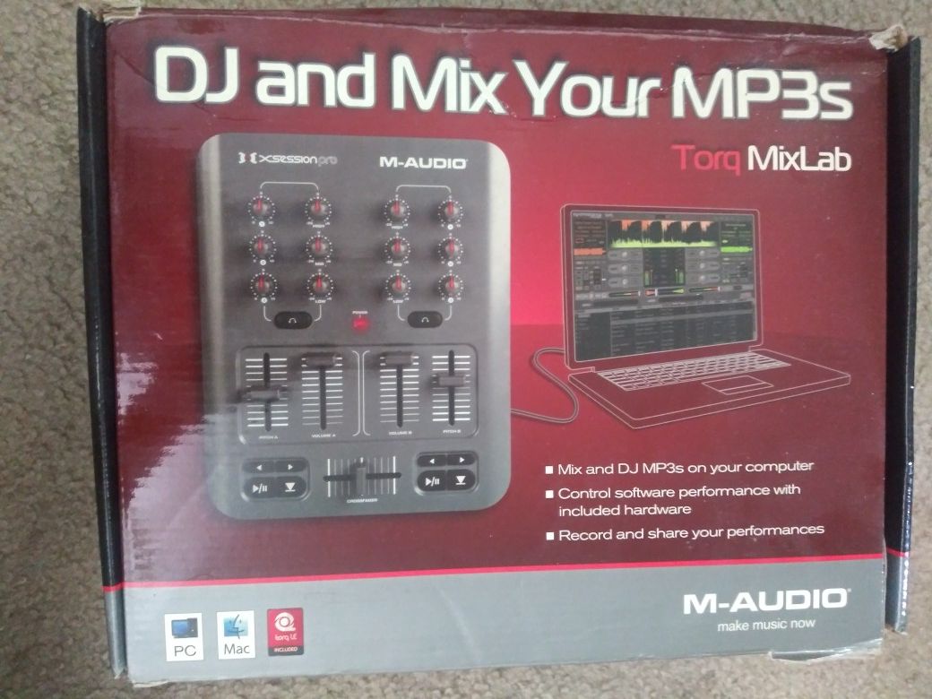 M-Audio torq mix lab dj digital pro