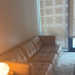 Macy’s Leather Couch